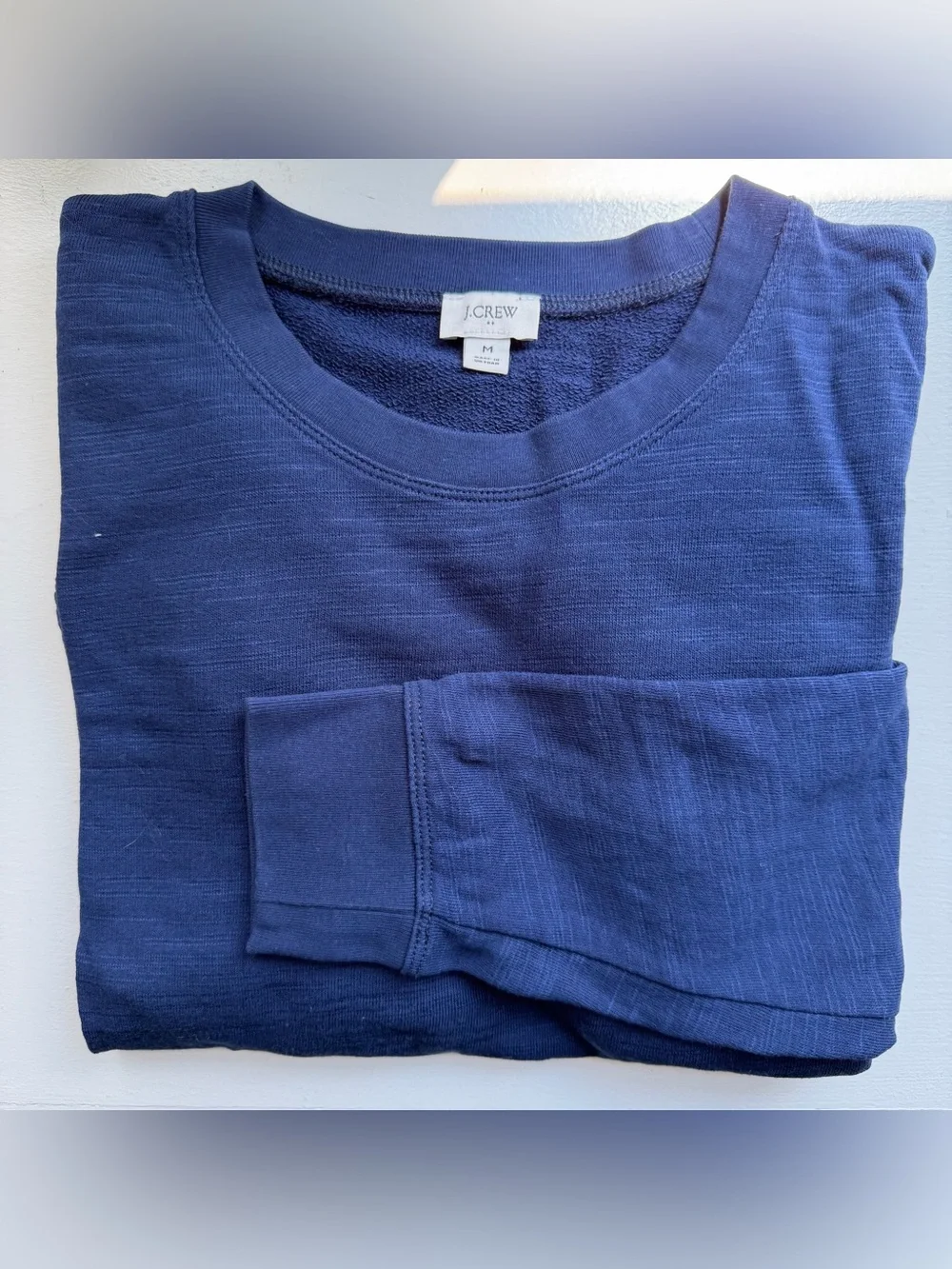 J.Crew 100% cotton terry sweatshirt